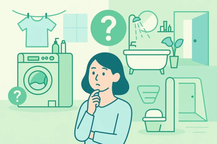お風呂と洗濯機が離れてると不便?暮らしの悩みと対策