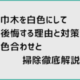 巾木を白色にして後悔する理由と対策。色合わせと掃除徹底解説