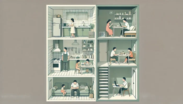 2LDKで4人家族は貧乏と言われる現実