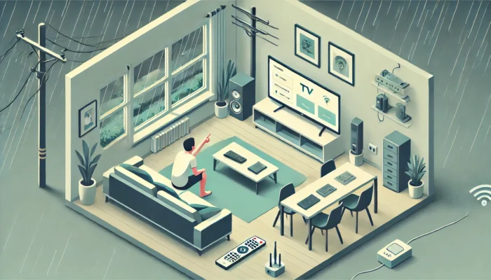 アパートのテレビが突然映らない場合の判断と注意