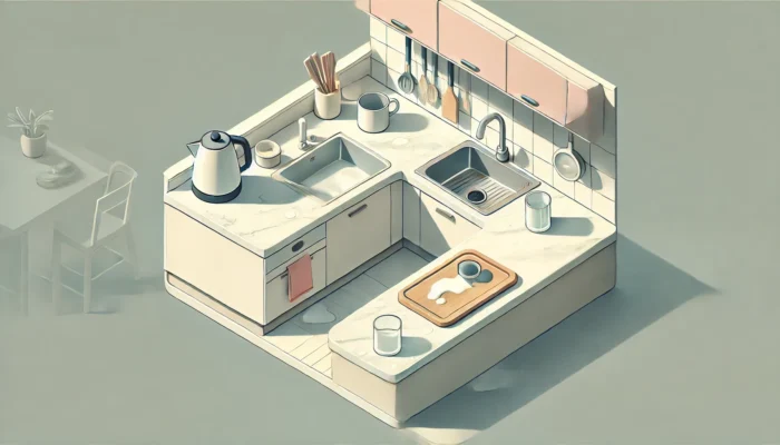 人工大理石キッチンの10年後の実態