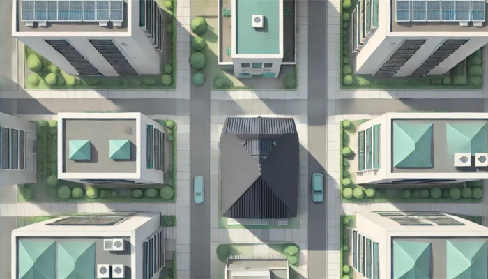 二階建てに挟まれた平屋で起きる不安と現実