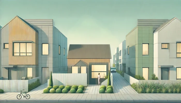 二階建てに挟まれた平屋で後悔しない判断