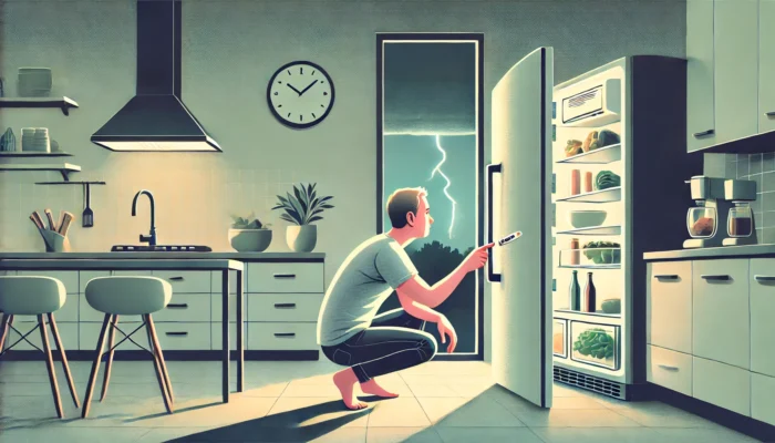 冷蔵庫の落雷症状を判断する考え方