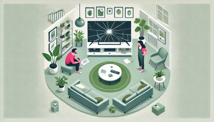 家財保険でテレビ破損はいくらかの判断