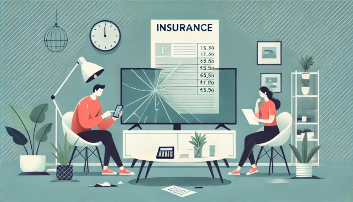 家財保険でテレビ破損といくらを決める行動