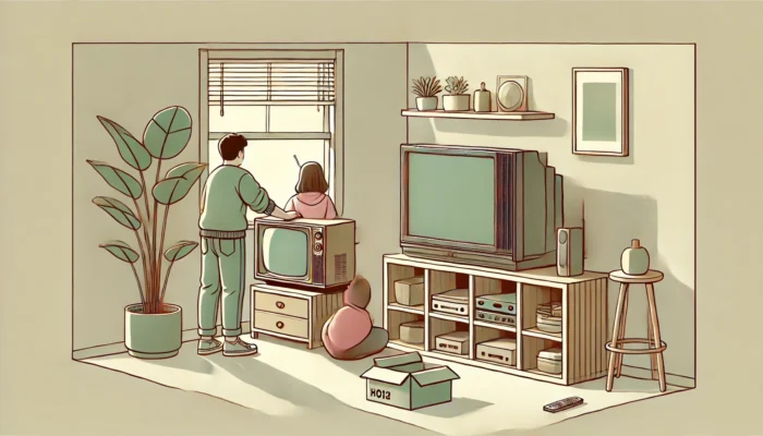 古いテレビの家財保険の考え方