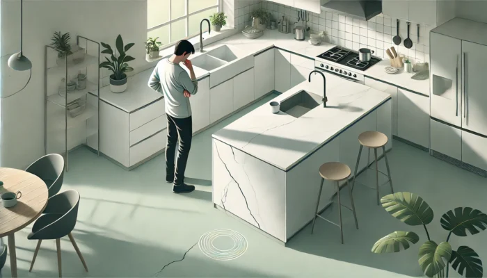 キッチンの人造大理石で後悔する理由とリクシル