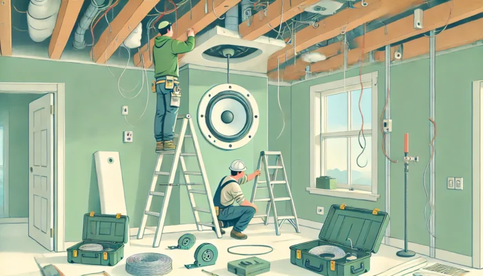 新築にBOSE天井スピーカーを設置する方法