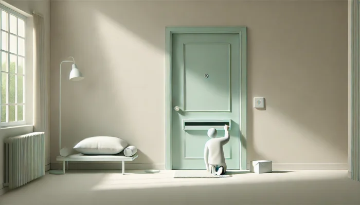 ドアポストを塞ぐ100均の方法