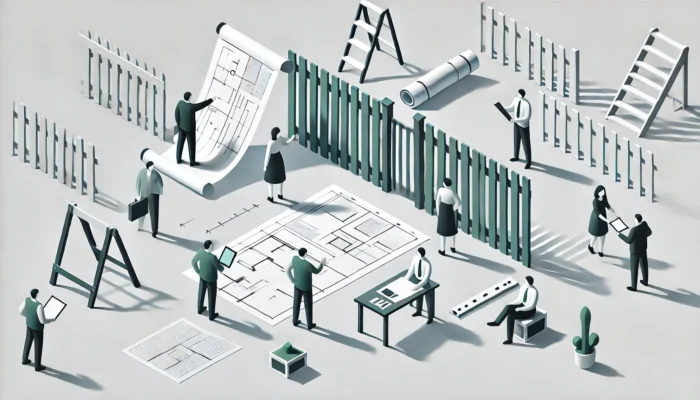 外構フェンス30mの設計と注意点