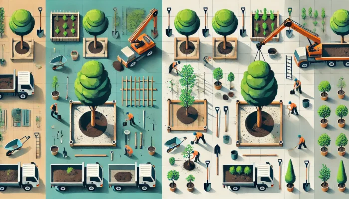 庭に木を植える費用の相場