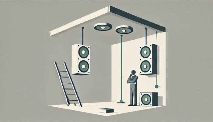 天井にスピーカーを付けたい選び方と注意点