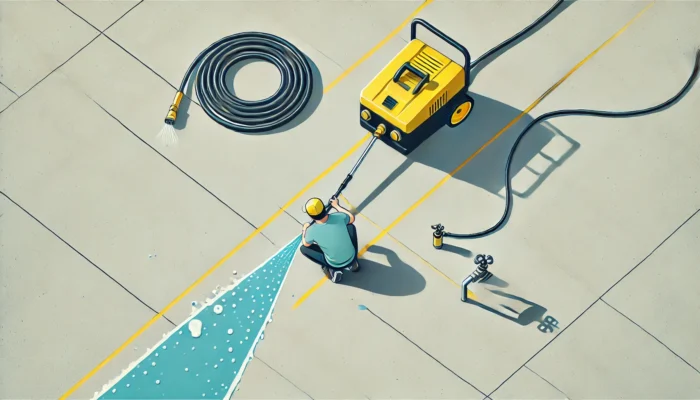 ケルヒャーの高圧洗浄機の息継ぎ確認と判断