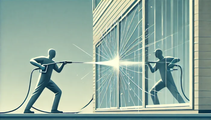 ケルヒャーで窓が割れる原因と対処