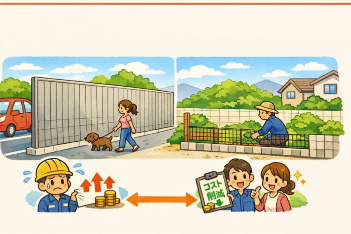 高さを最適化して費用削減