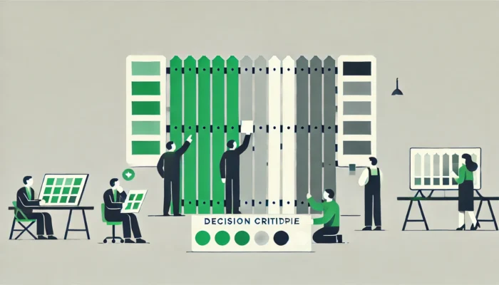 フェンスの色で失敗を避ける判断軸