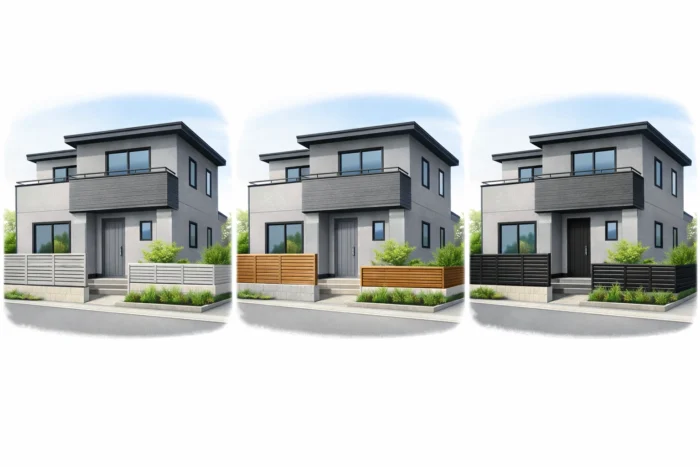 グレー系外壁に合う色