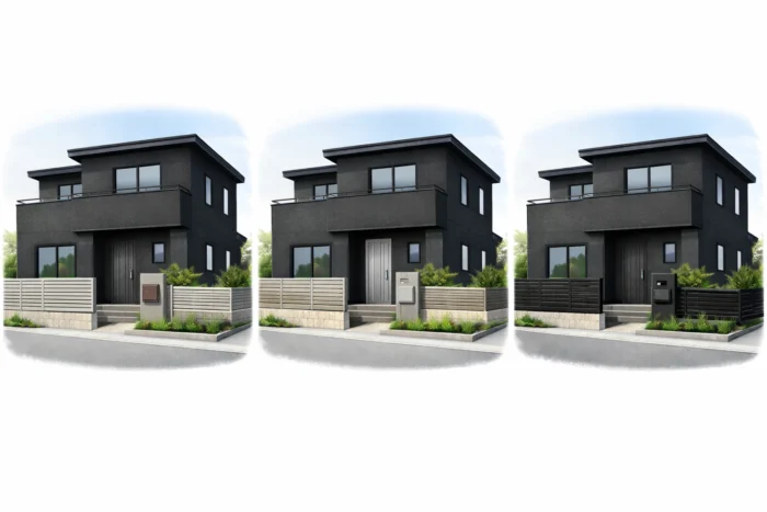 黒系外壁に合う色