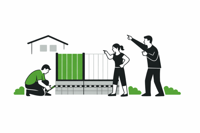 隣の家との境界線フェンスの法律とトラブル対策