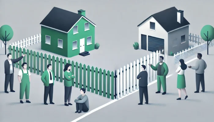 隣の家がフェンスをつけない理由と問題