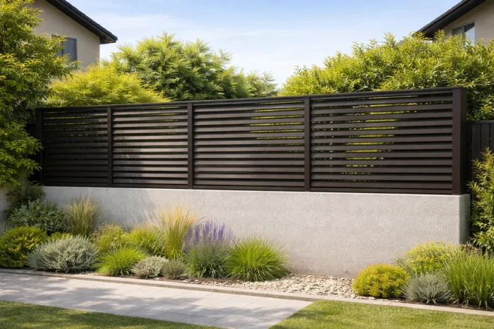 ルーバーで抜け感をつくる