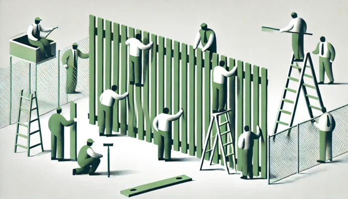 目隠しフェンス あからさまを防ぐ方法