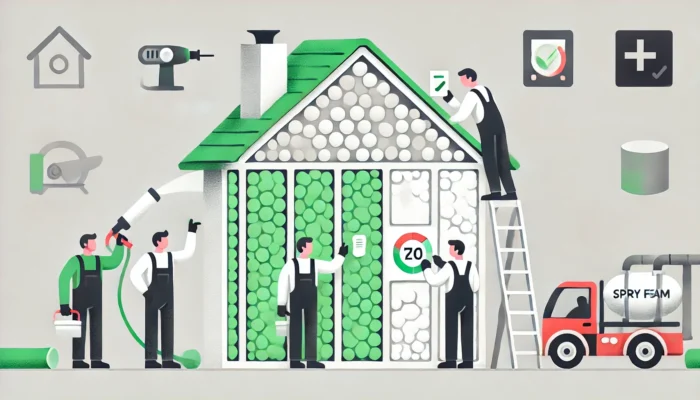 吹き付け断熱が下手な場合の対策