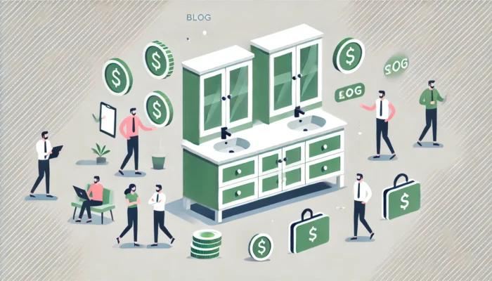 洗面台を2つ並べるサイズや費用