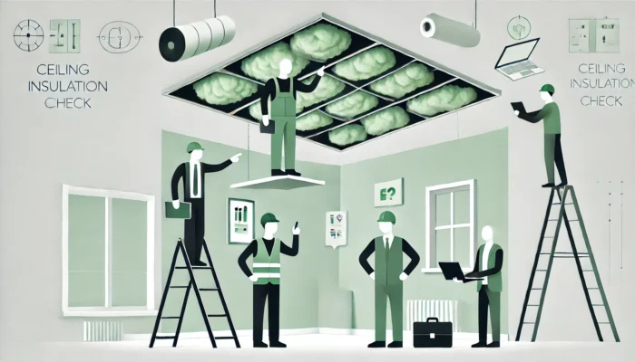 天井の断熱材が置いてるだけの対策