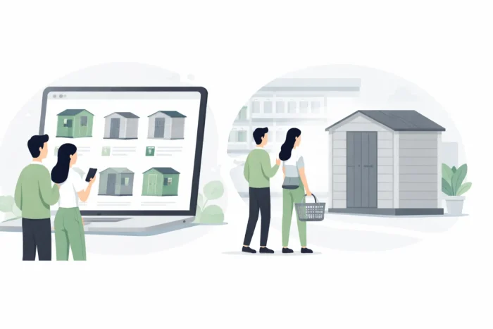 物置は通販かホームセンターで十分だと思っていた