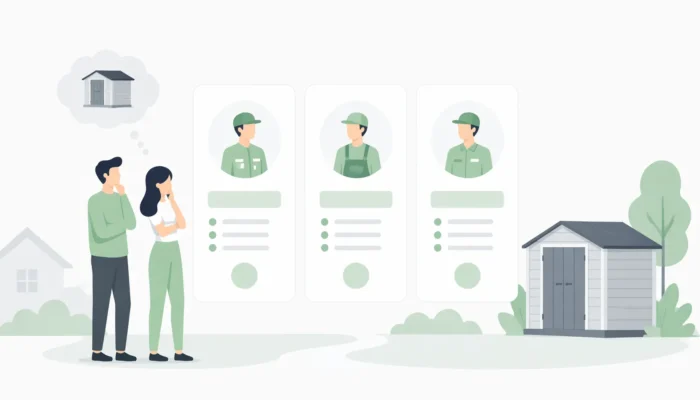 物置は自分で選んで設置だけ相談でもいい