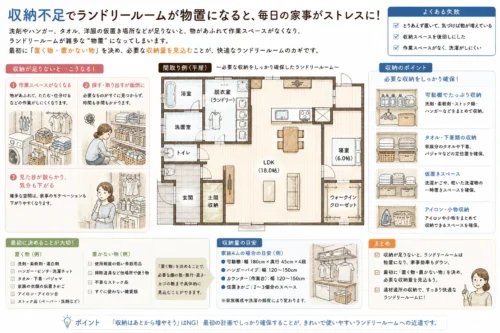 収納不足で物置になる