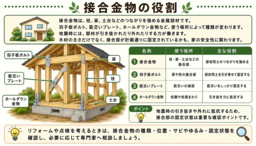 接合金物の役割