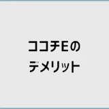 ココチEのデメリット、見たあとに迷いが残った