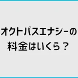 オクトパスエナジーの料金は高い？料金表と安くなる条件を解説